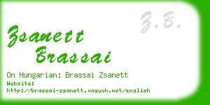 zsanett brassai business card